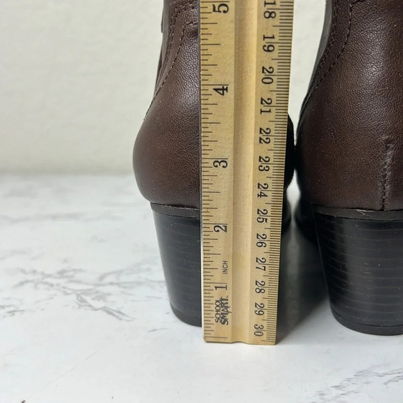 Style & Co Perriee Womens Faux Leather Pointed Toe Cowboy, Western Boots size 6 - Picture 7 of 9